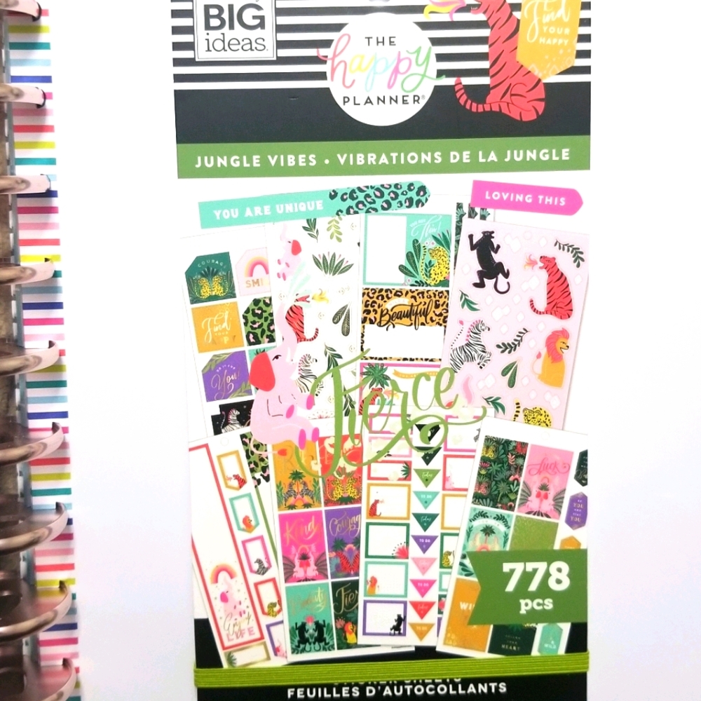 Happy Planner Jungle Vibes Sticker Book